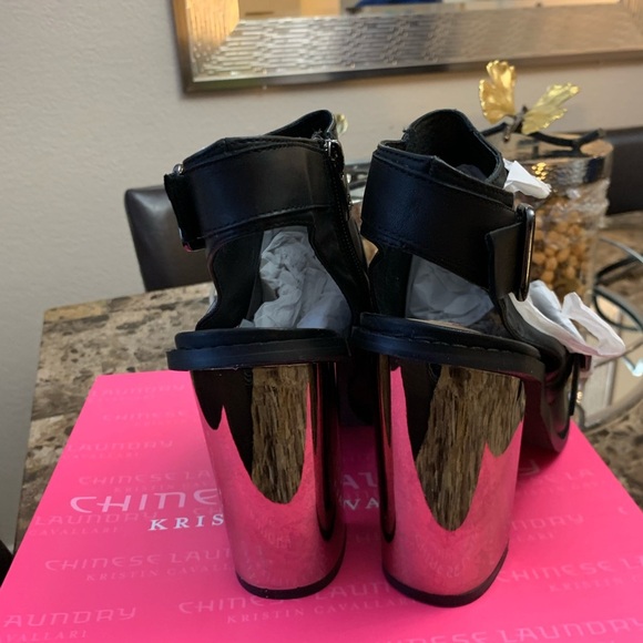 Kristin Cavallari Remi Mirrored blocked heel - Picture 5 of 8